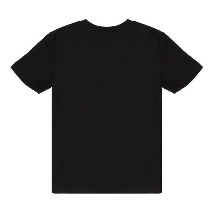 SHORT SLEEVE T-SHIRT WITH LOGO Kid Black