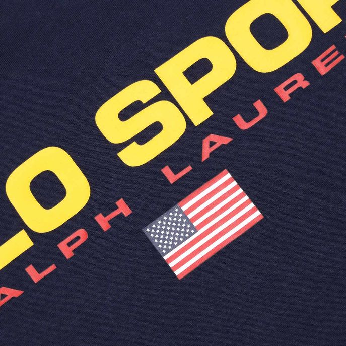 SHORT SLEEVE T-SHIRT WITH LOGO Kid Blue