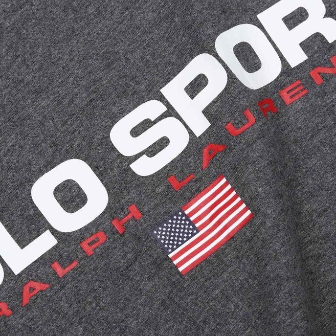 SHORT SLEEVE T-SHIRT WITH LOGO Kid Grey