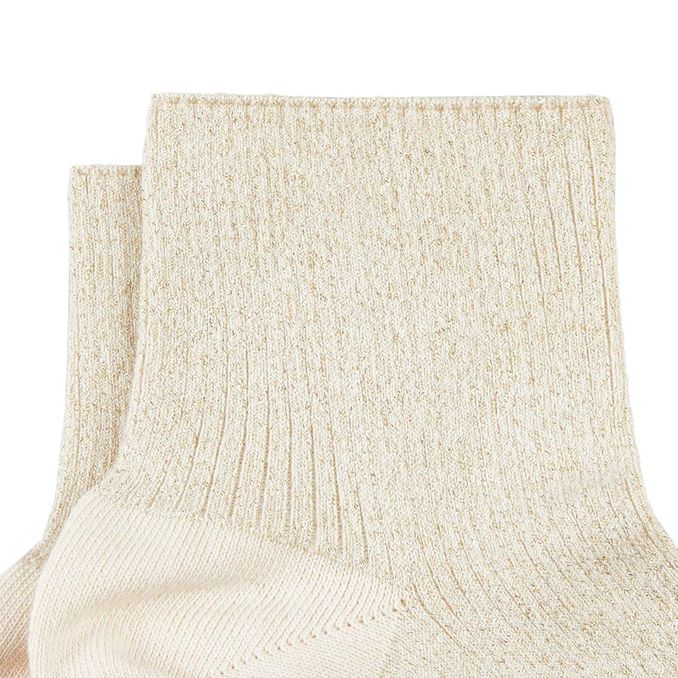 SHORT SOCKS SHINY Woman Beige