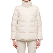 SHORT WOOL DOWN JACKET WITH SIDE ZIPPERS