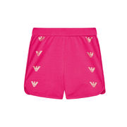 SHORTS LOGOS Girl Pink Yarrow SHORTS LOGOS Girl Pink Yarrow