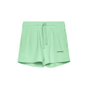 SHORTS WITH PRINT IN SWEATSHIRT Woman Verde Acqua SHORTS WITH PRINT IN SWEATSHIRT Woman Verde Acqua