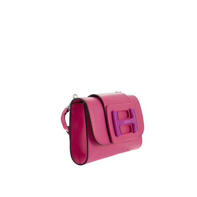 SHOULDER BAG PLEXI Woman Fuchsia Purple