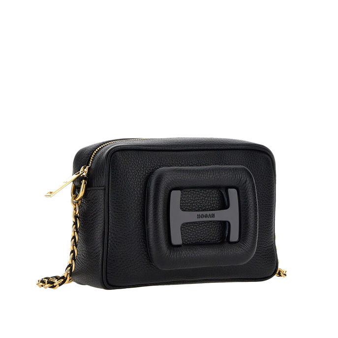 SHOULDER STRAP CAMERA BAG PICCOLA H Woman Black