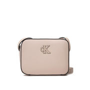 SHOULDER STRAP MINIMAL MONOGRAM CAMERA BAG Woman Pale Conch Shell SHOULDER STRAP MINIMAL MONOGRAM CAMERA BAG Woman Pale Conch Shell