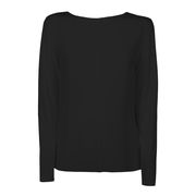 SILK SWEATSHIRT Woman Black SILK SWEATSHIRT Woman Black