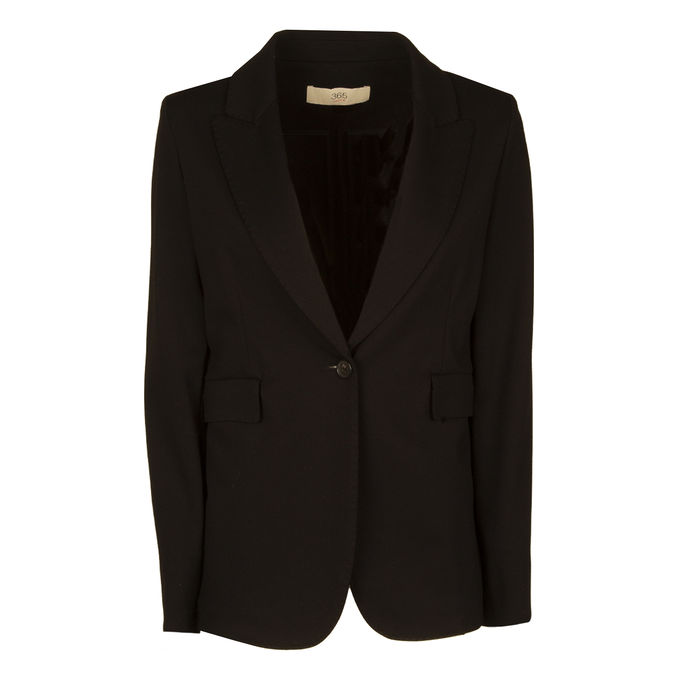 SINGLE BREASTED JACKET Woman Black