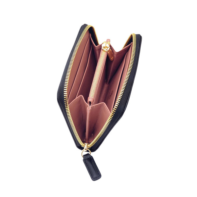 SISSY ZIP AROUND WALLET M Woman Black