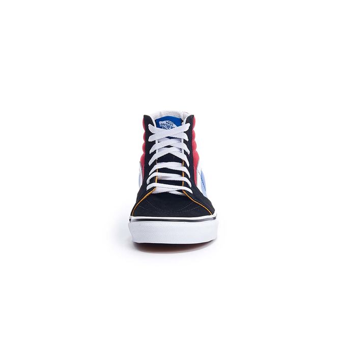 SK8-HI HIGH SNEAKER IN FABRIC AND ECO-LEATHER Kid Black Chilli Pepper