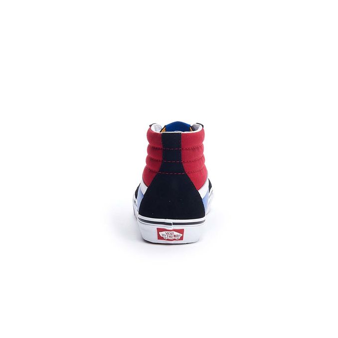 SK8-HI HIGH SNEAKER IN FABRIC AND ECO-LEATHER Kid Black Chilli Pepper
