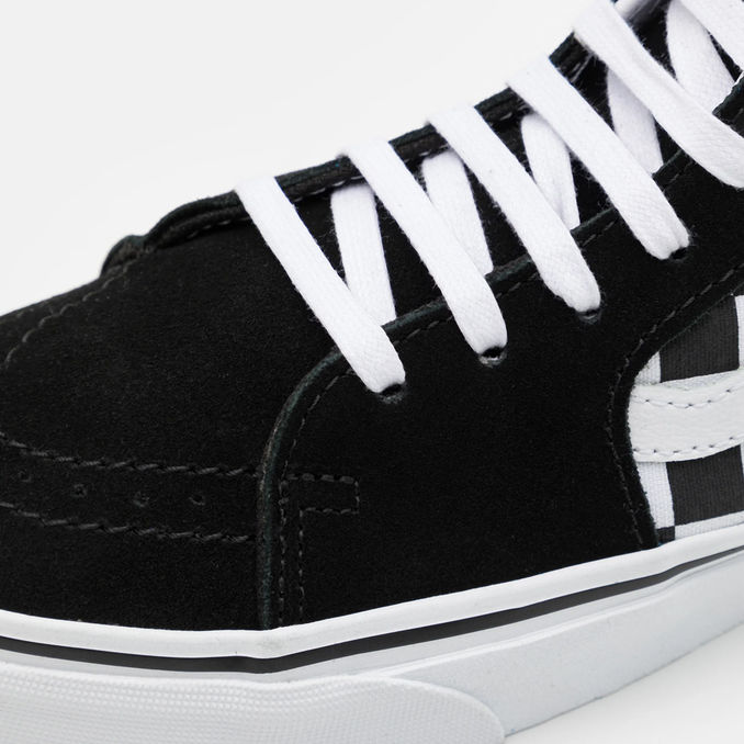SK8-II CHECKRBOARD HIGH SHOES Man Black White