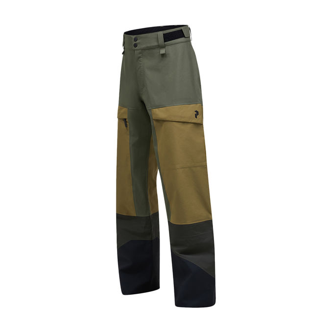 SKI TROUSERS GRAVITY GORE-TEX 3L Man Pine Needle Snap Green Oli 