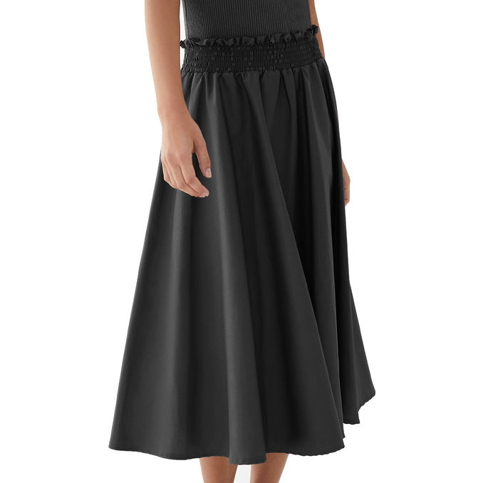 SKIRT ALPACA Woman Black