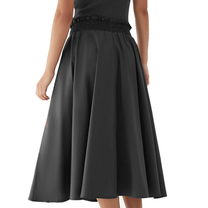 SKIRT ALPACA Woman Black