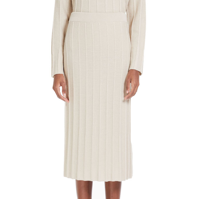 SKIRT MELK Woman Albino 