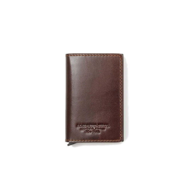 SLIDE CARD HOLDER Unisex Brown