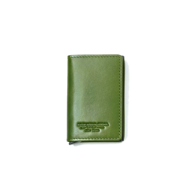 SLIDE CARD HOLDER Unisex Green