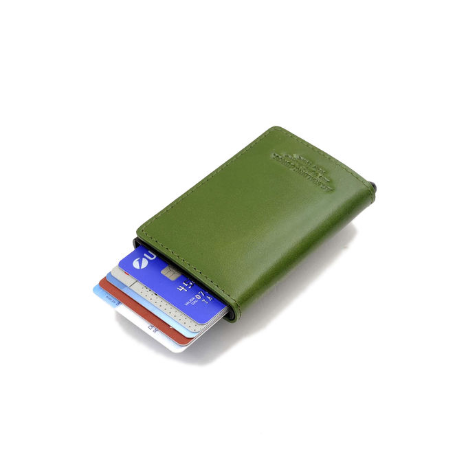 SLIDE CARD HOLDER Unisex Green