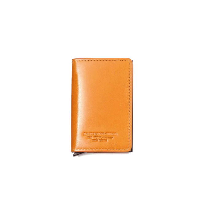 SLIDE CARD HOLDER Unisex Mostarda