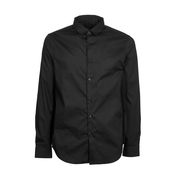 SLIM COTTON STRETCH SHIRT Man Black SLIM COTTON STRETCH SHIRT Man Black