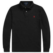 SLIM FIT MESH LONG-SLEEVE POLO SLIM FIT MESH LONG-SLEEVE POLO