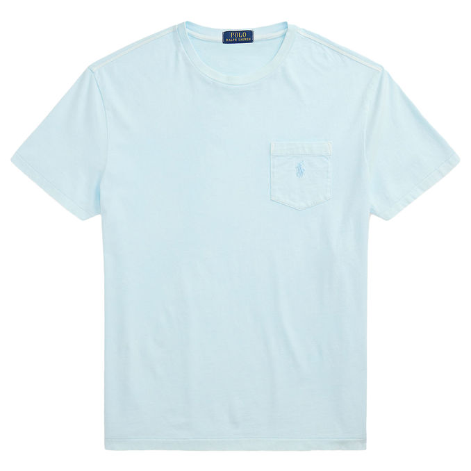 SLIM FIT T-SHIRT WITH POCKET Man Sky