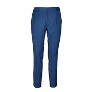 SLIM FIT TROUSERS WITH CENTRAL PLEAT Man Blue Royal SLIM FIT TROUSERS WITH CENTRAL PLEAT Man Blue Royal