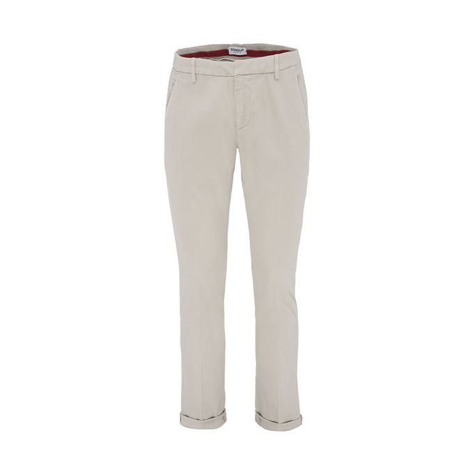 SLIM GAUBERT TROUSERS IN JERSEY Man Ghiaccio