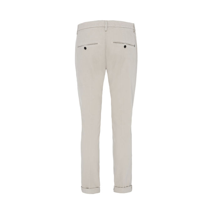 SLIM GAUBERT TROUSERS IN JERSEY Man Ghiaccio