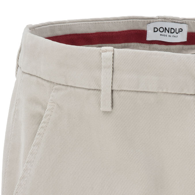 SLIM GAUBERT TROUSERS IN JERSEY Man Ghiaccio