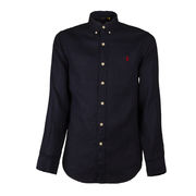 SLIM LINEN SHIRT Man Newport Navy SLIM LINEN SHIRT Man Newport Navy