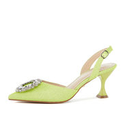 SLINGBACK LILIBETH Woman Lime SLINGBACK LILIBETH Woman Lime