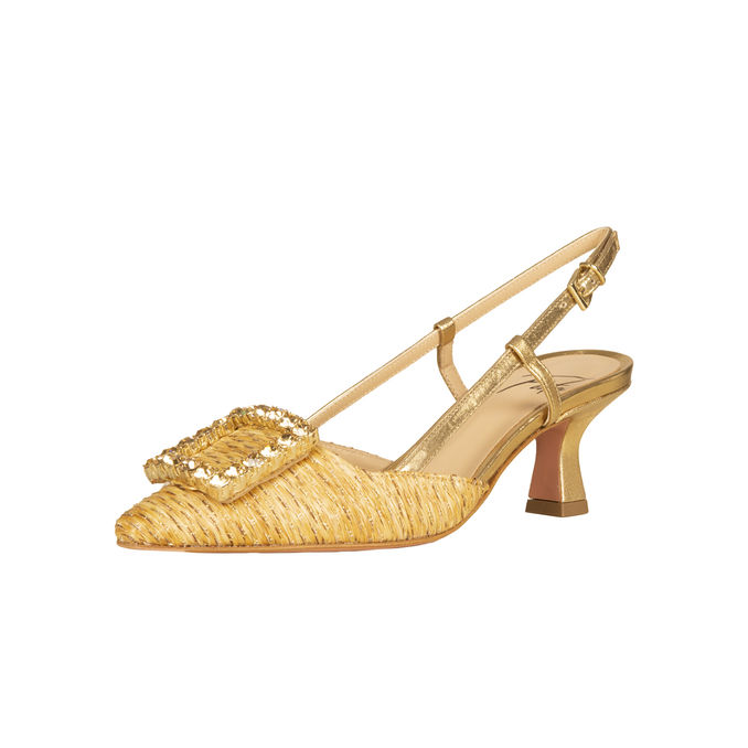 SLINGBACK STEFI Woman Camel 