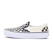SLIP-ON CLASSIC PLATFORM CHECKBOARD Woman Black white SLIP-ON CLASSIC PLATFORM CHECKBOARD Woman Black white