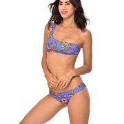 SLIP TUPA DOLCEVITA REVERSIBILE A FIORI E POIS Donna Blu bianco SLIP TUPA DOLCEVITA REVERSIBILE A FIORI E POIS Donna Blu bianco