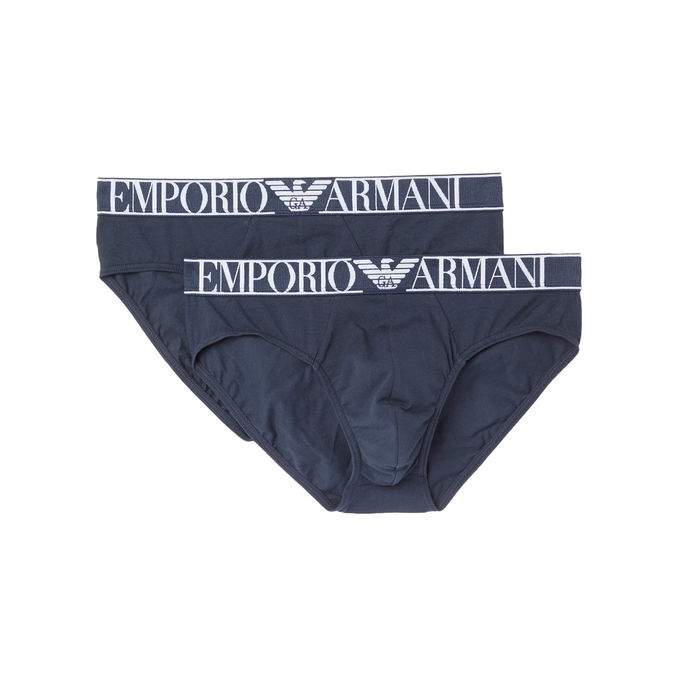 EMPORIO ARMANI SLIP UNDERWEAR SET 2PCS Man Marine | Mascheroni Store