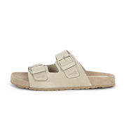 SLIPPER DOUBLE BUCKLE Woman Champagne Beige SLIPPER DOUBLE BUCKLE Woman Champagne Beige