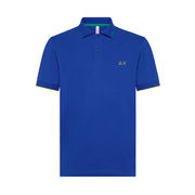 SMALL STRIPE ON COLLAR POLO SHIRT Man Royal SMALL STRIPE ON COLLAR POLO SHIRT Man Royal