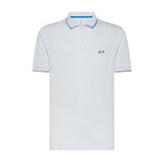 SMALL STRIPE ON COLLAR POLO SHIRT Man White SMALL STRIPE ON COLLAR POLO SHIRT Man White