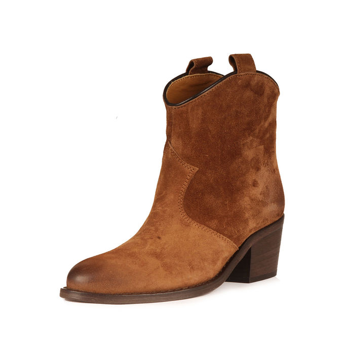 SMOOTH VELOUR ANKLE BOOT Woman Martora