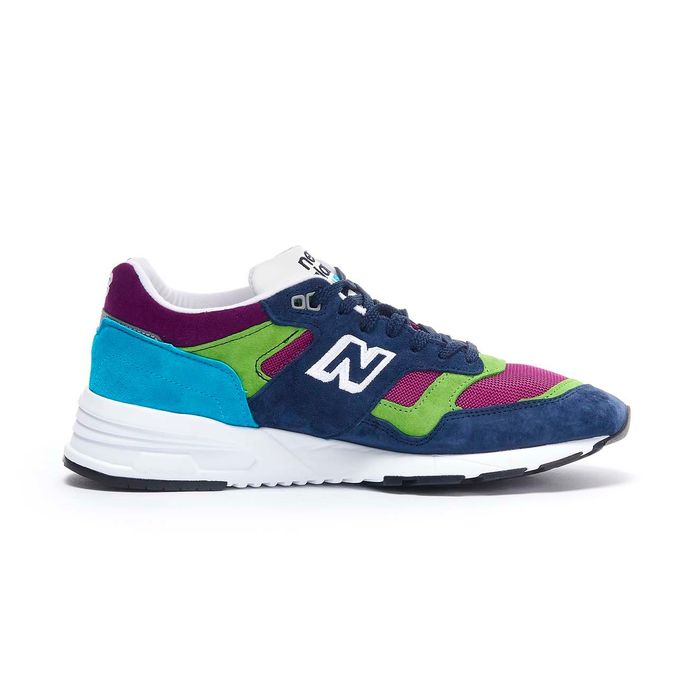 SNEAKER 997LIFESTYLE PIGSKIN MESH Man Blue Multicolor