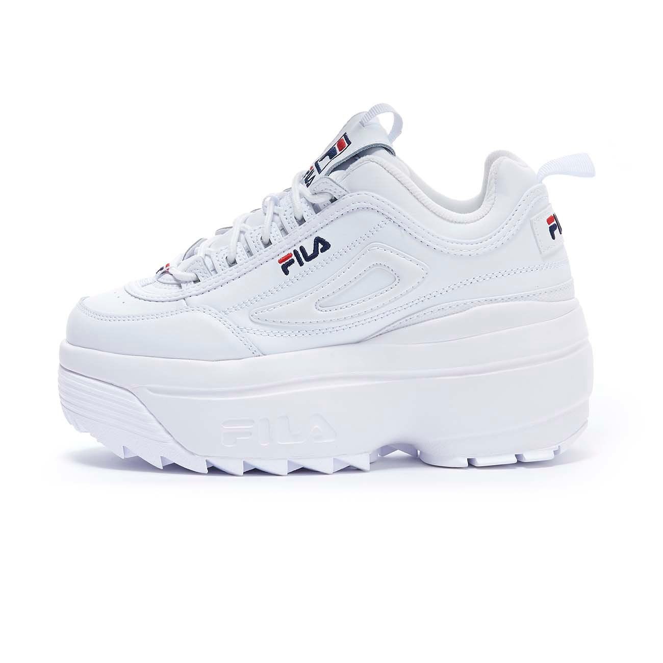 women's fila disruptor wedge athletic shoe
