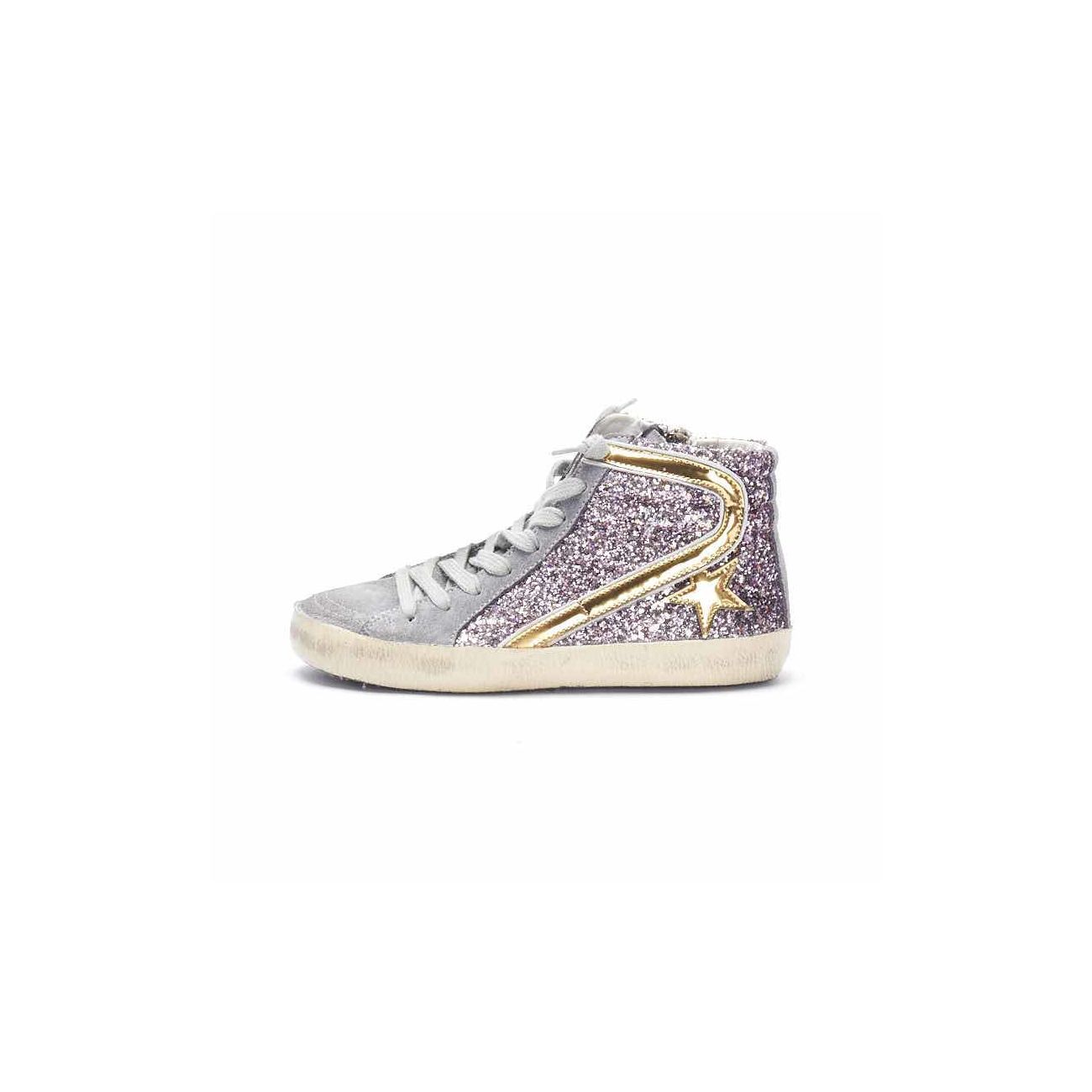golden goose slide glitter