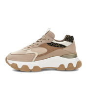 SNEAKER HYPERACTIVE ANIMALIER Woman Beige/Leopard SNEAKER HYPERACTIVE ANIMALIER Woman Beige/Leopard