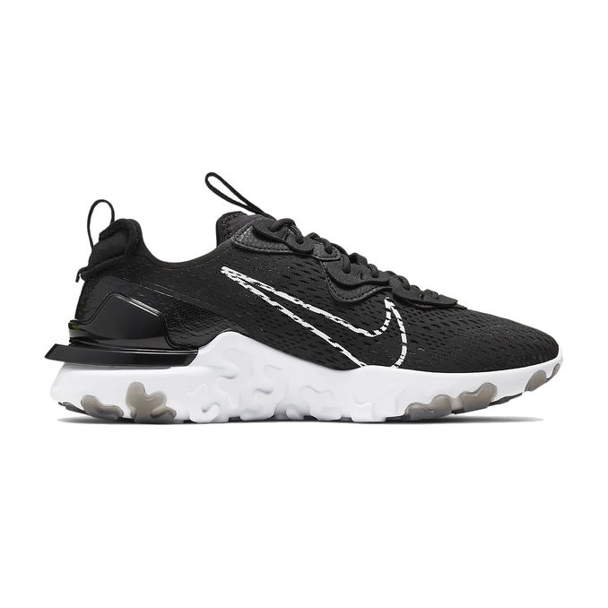 SNEAKER REACT VISION Man Black White