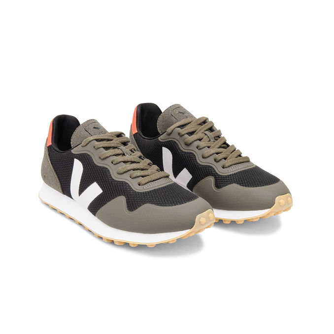 SNEAKER SDU RT ALVEOMESH Man Black White Kaki