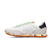 SNEAKER SEAN 5734 Man White Orange Green SNEAKER SEAN 5734 Man White Orange Green