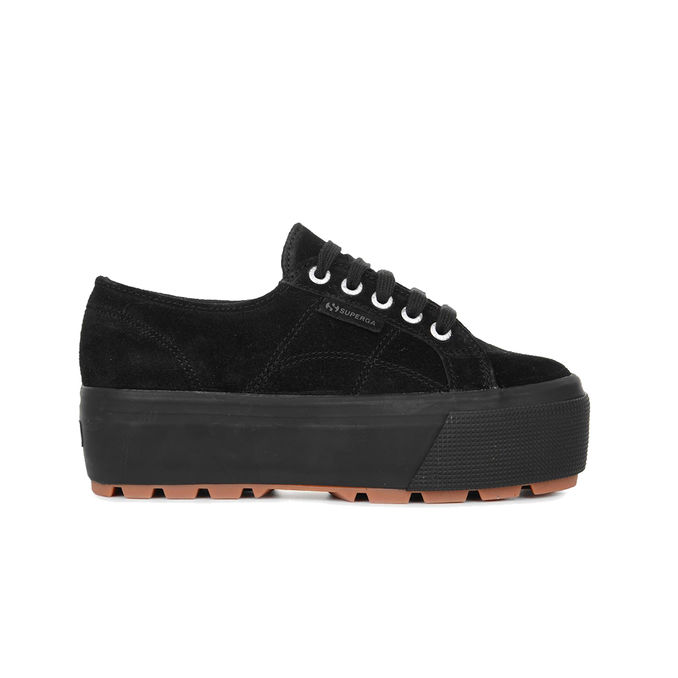 SNEAKER SUEDE PLATFORM Woman Full Black