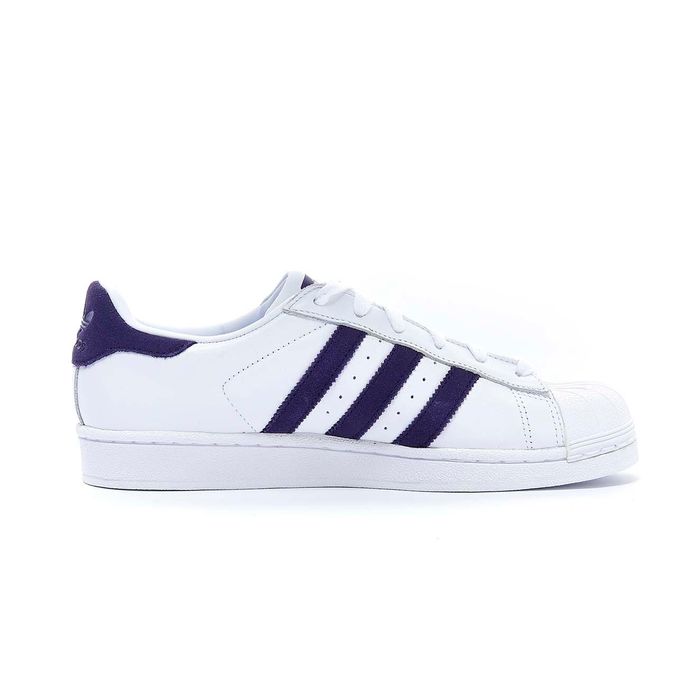 SNEAKER SUPERSTAR Kid White leg purple